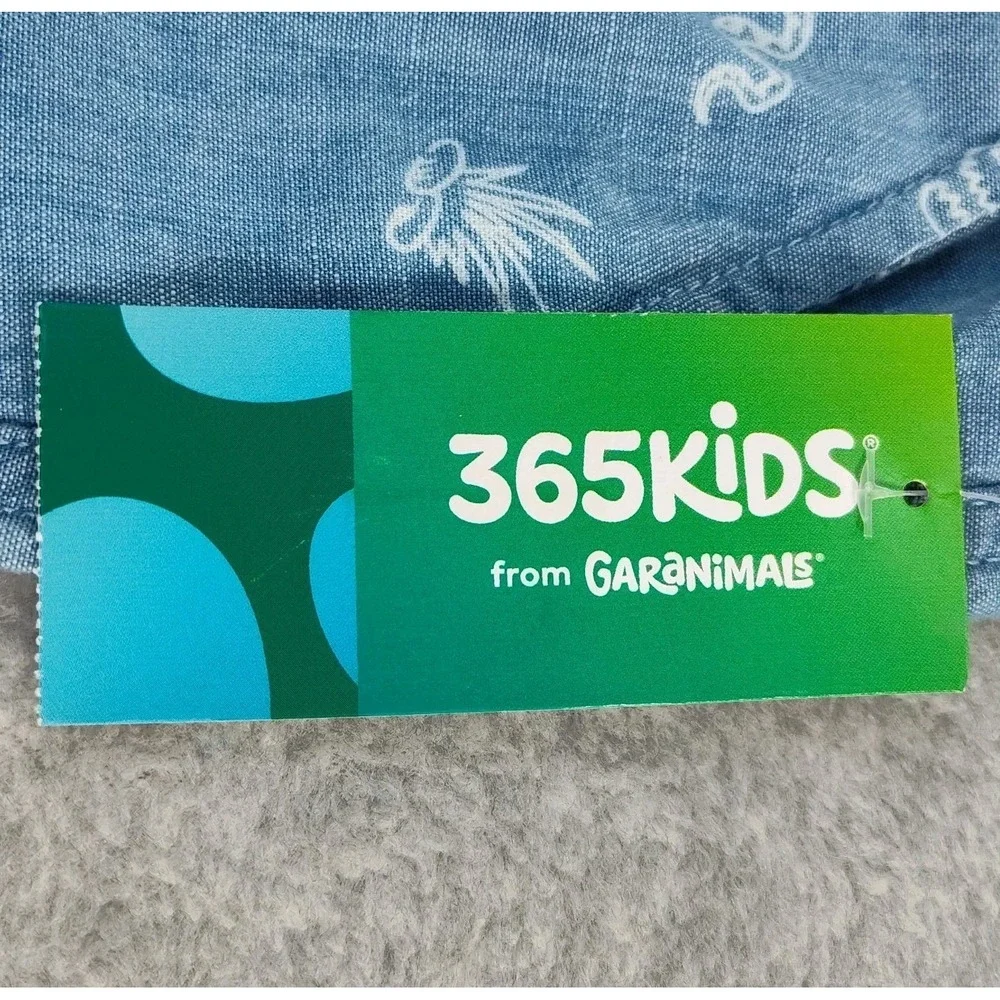 365 Kids Garanimals Boys Size 6 Shorts Blue Dinosaurs‎ Fun  Pull-On NEW 👀📸📏